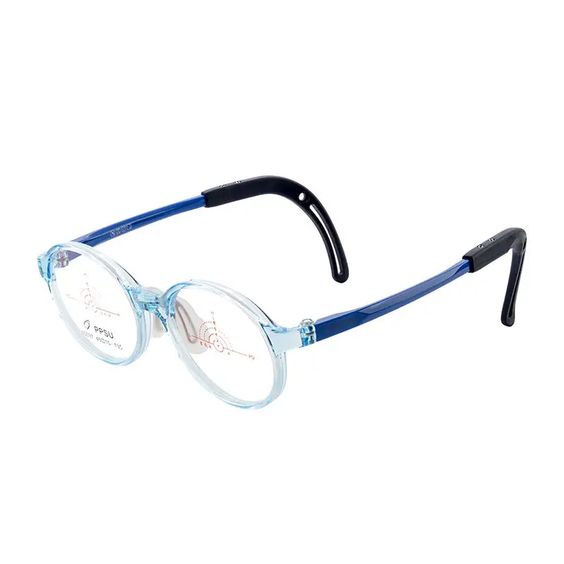 Wholesale New Style Eye Glasses PPSU Material Spectacles Custom Ultra-Light Flexible Kids Optical Eyeglasses Frame