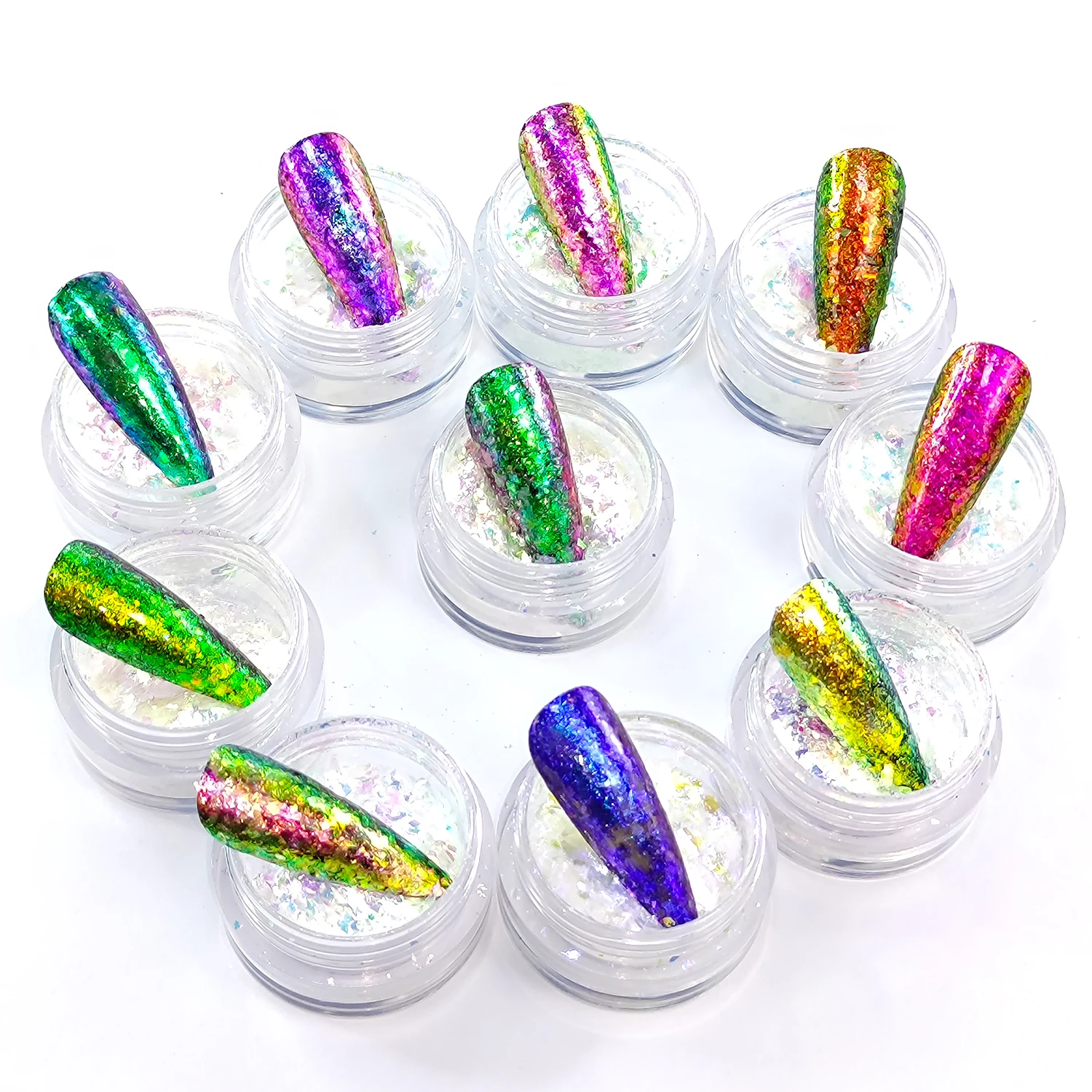 
chrome candy solid aurora powder nail pigment 2021 nail art decoration pigment printer ombre acrylic powder 