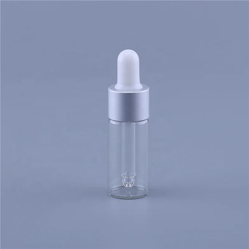 Transparent Glass Aromatherapy Liquid Pipette Dropper Bottle Essential Oil Refillable Bottles 10ml