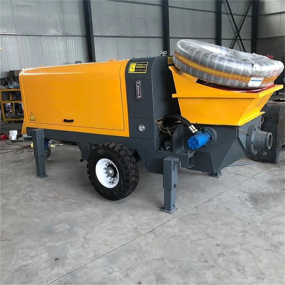 Factory direct sales mini concrete pump diesel diesel concrete pumping machine