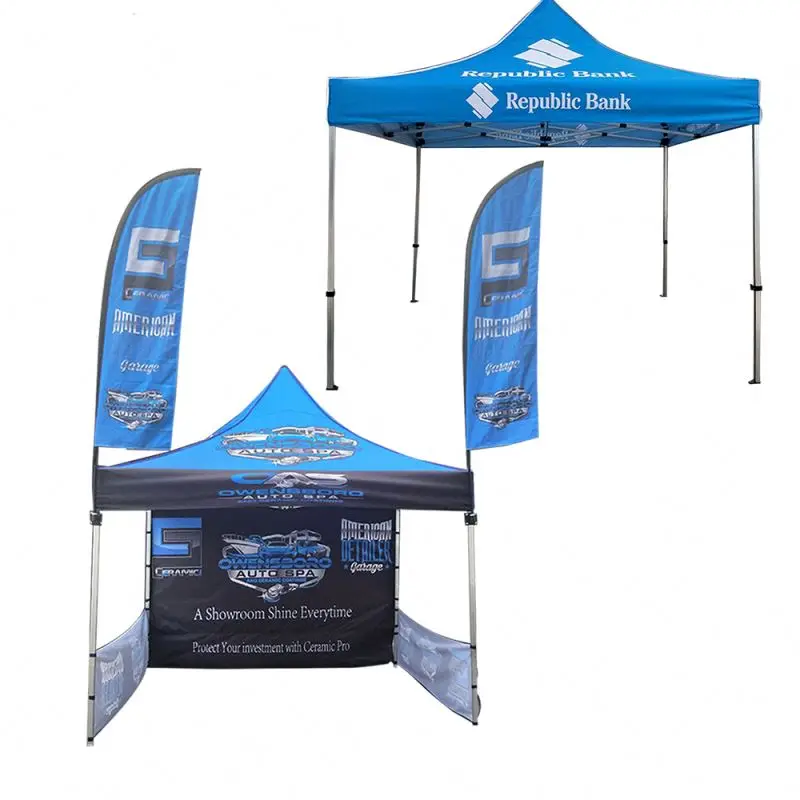 3x3m Pop Up Exhibition Outdoor Folding Gazebo Folding Tent For Trade Show Events Outdoor