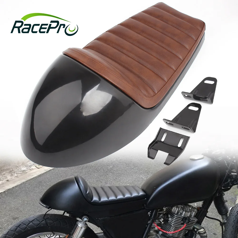 Seat Retro Seat Pan Base Vintage Saddle Scrambler Cushion Vintage Motorcycle Seat For BMW Triumph Bonneville Honda Cafe Racer