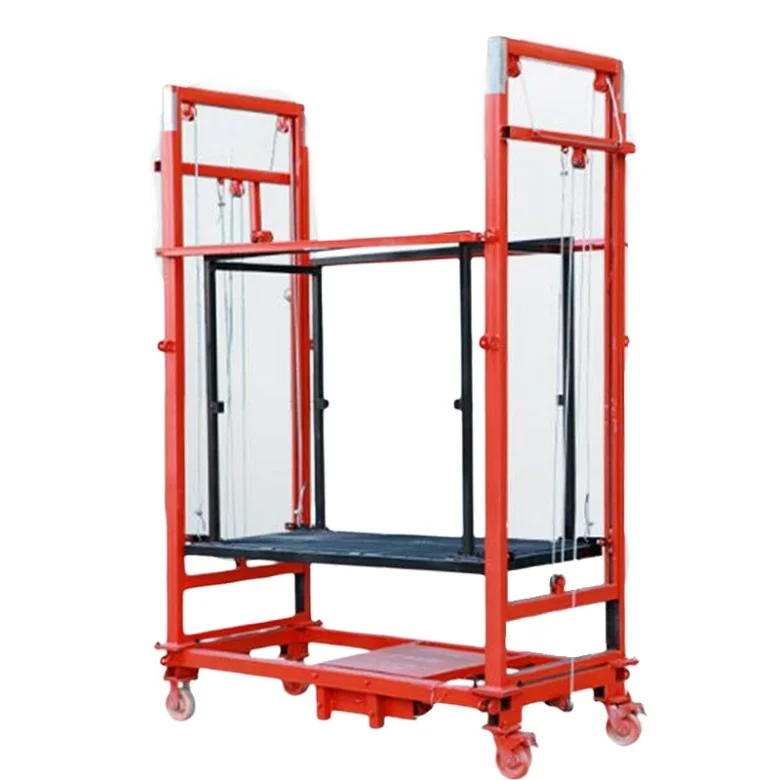 500kg Cargo Elevator Scaffold Warehouse Platform Lift Electric Lifting Equipment Scaffolding