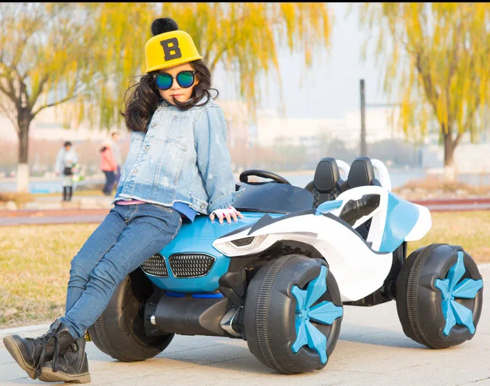 Ride On Big Car Two Motors New Style 12v Children Rechargeable Electric Car Toy