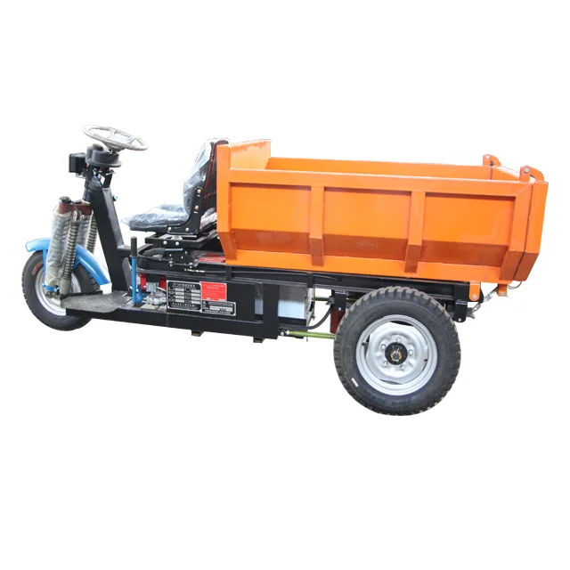 Mini Track Dumper Price Multi Function Electric Three Wheels Tricycle for Sale