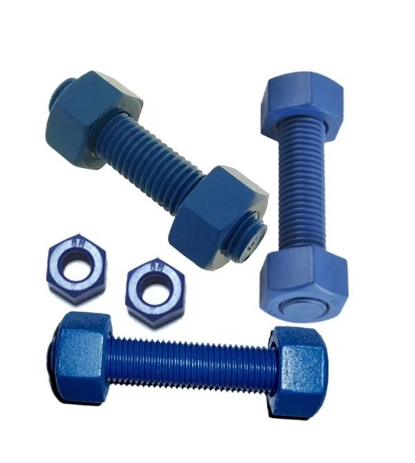XD Fastener Supply PTFE / Xylon ASTM A193 B7 STUD BOLT for oil and gas industries