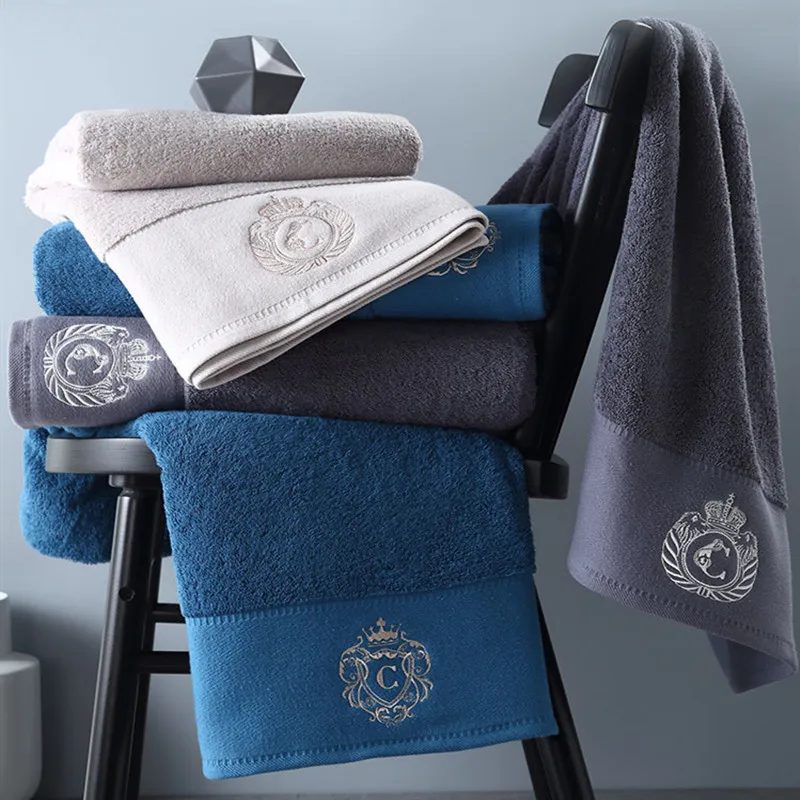 Best Selling High Quality 100% Cotton Embroidery Hotel Bath Towel Wholesale