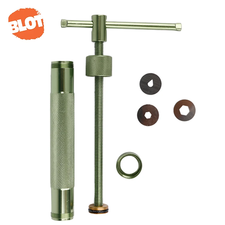 BLOT JR3-5A 20 Shapes Green Color Pottery Tools Gun Metal Clay Extruder For Decoration