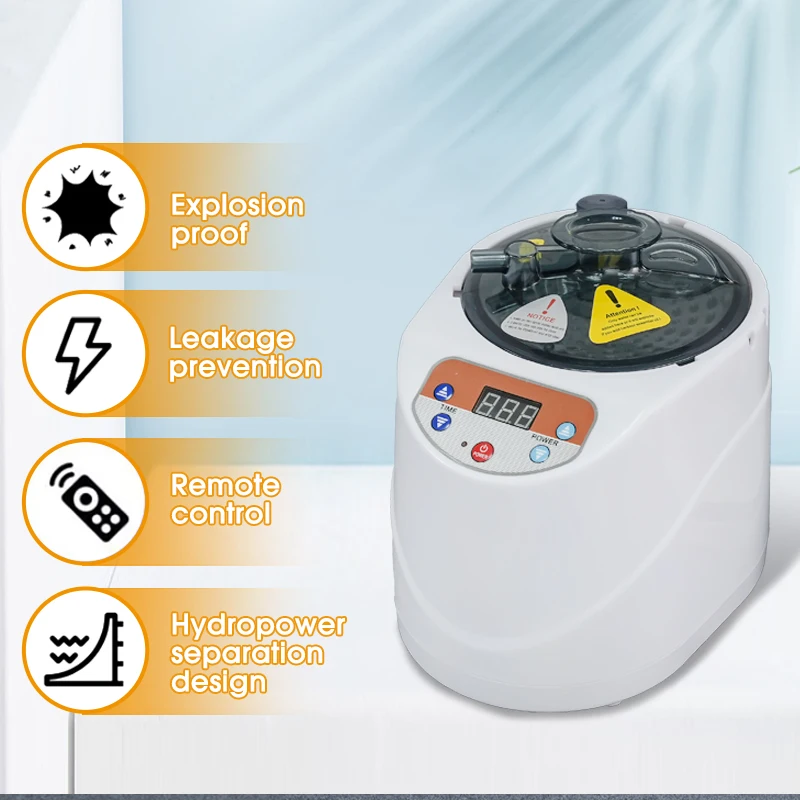 3L Remote Control Sauna Steamer Pot 3 Liter Portable Sauna Steamer Pot Generator Home Spa Machine for Body Detox Weight Loss