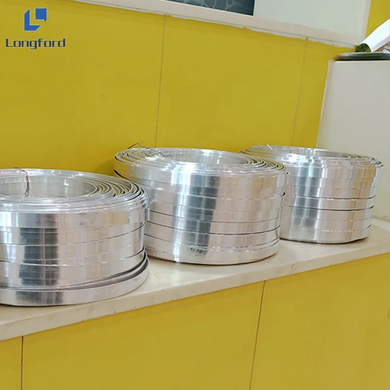 1060 6061 6063 T651 mirror color coated aluminum strip orange peel embossed aluminum coil insulation aluminum strip for tile