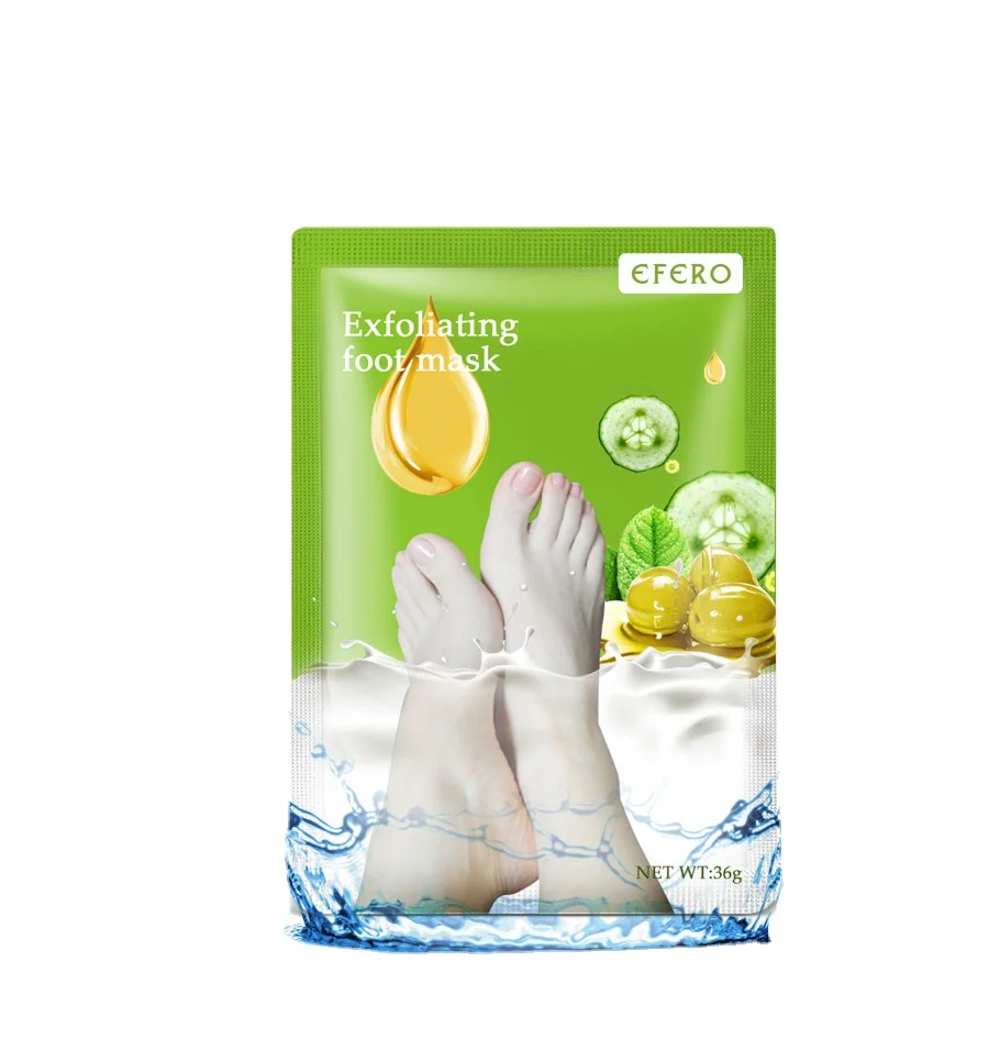  EFERO olive Exfoliating Foot Mask nourishing deep moisturizing and smoothing Remove Dead