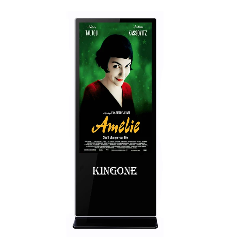 Напольный вертикальный ТВ сенсорный экран киоск 4k внутренний рекламный плеер дисплей HD ЖК-дисплей светодиодные цифровые вывески