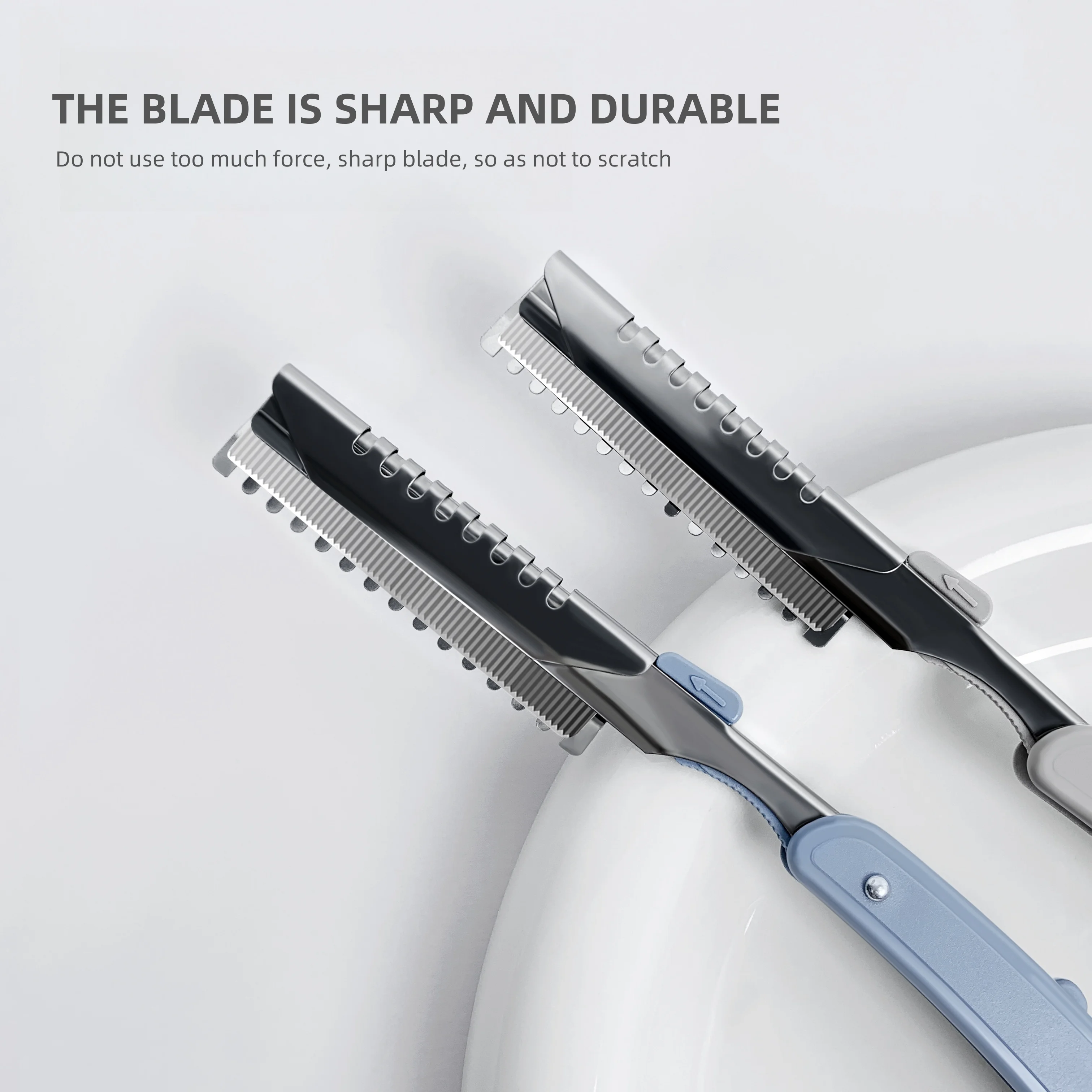 Private Label Logo Makeup Painless Eyebrow Maintenance Shaving Grooming Women Face And Body Safe Trimmer 4Pcs Eyebrow Razor