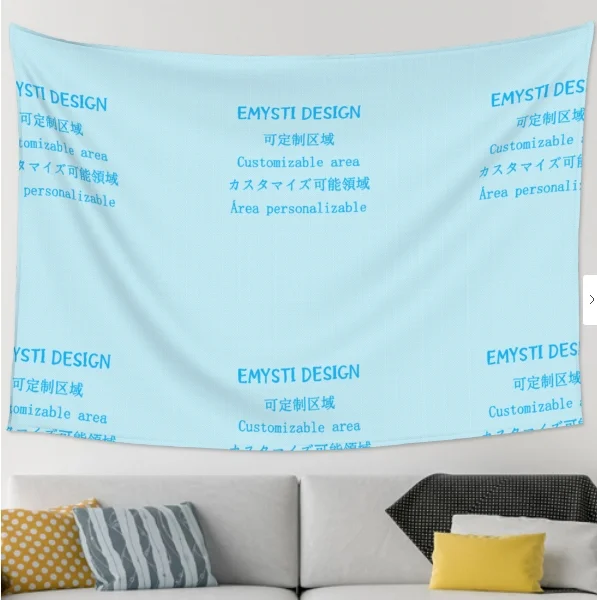 Tapestry Print Your Design Wall Hanging Fabric Beach Coverlet Personalized Photo Decor 90x60Inches Customized