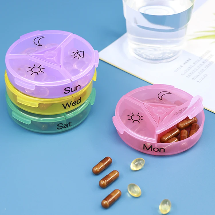 Контейнер для лекарств коробка таблеток органайзер на неделю пастильеро