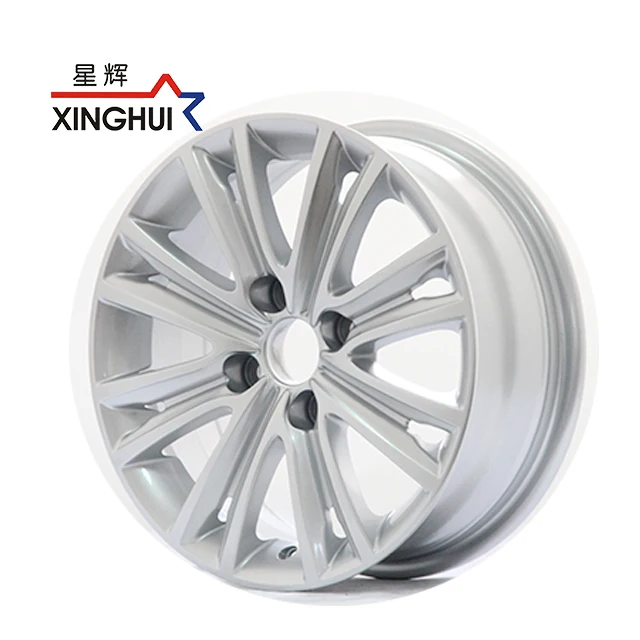 car rims 15 inch wheel for PEUGEOT silver 4 holes PCD 4x108 ET27 custom passenger car  alloy wheels