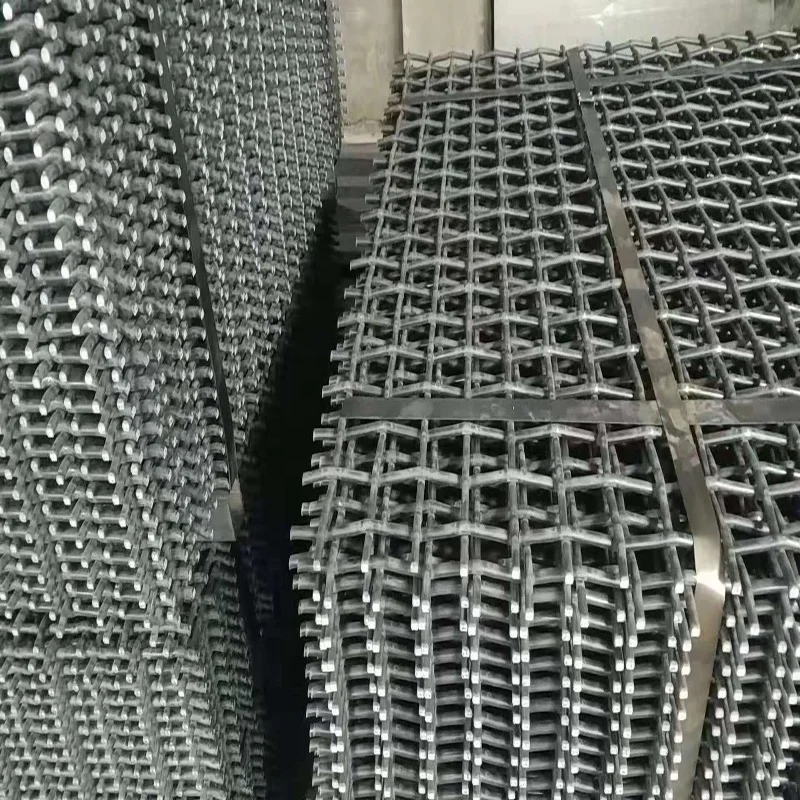 Malla de acero SAE 1060/1070 Плано Acero de alto manganeso malla сетки экрана