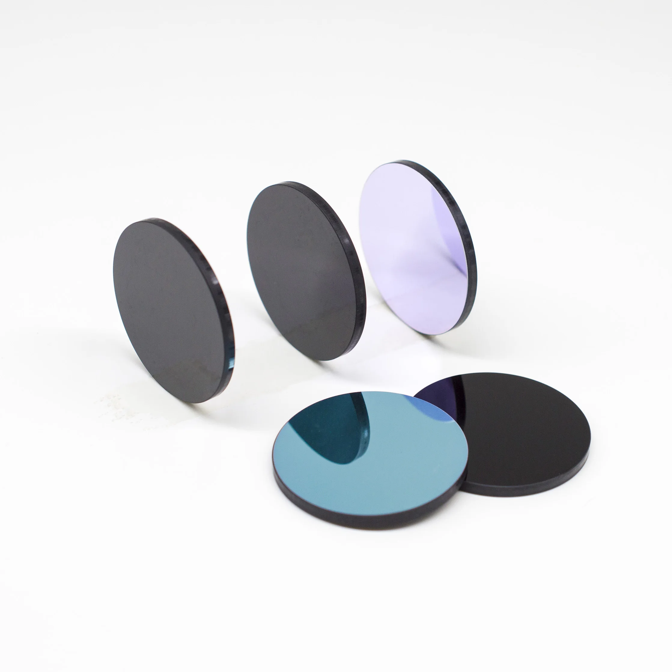 China famous supplier lens manufacturer green coated blue filter 1.59 Poly uv420 blue cut optical glass filter