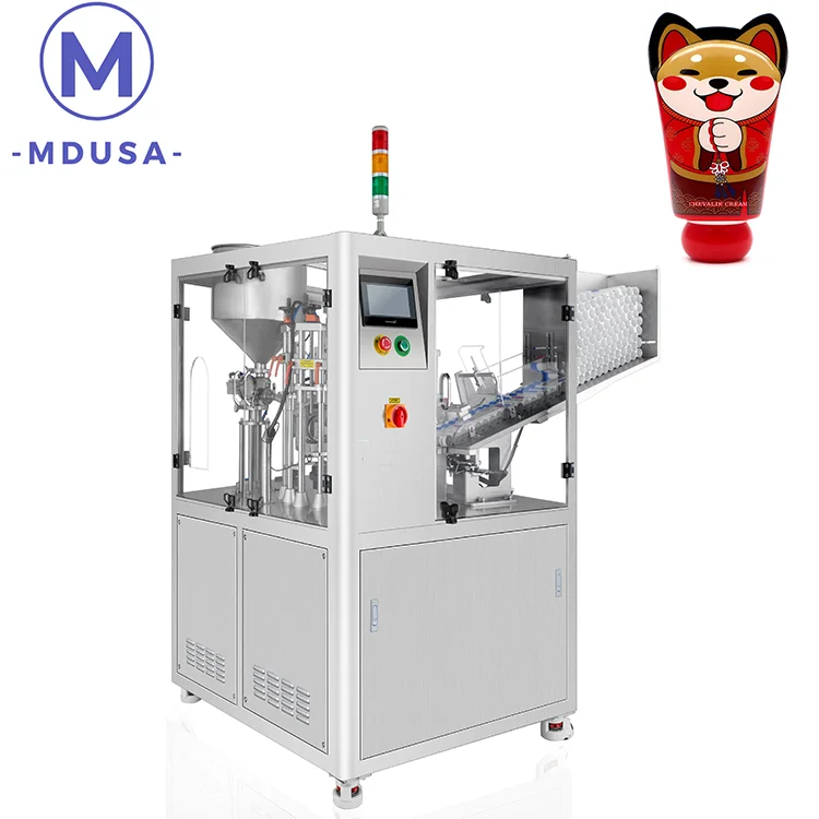Cream filling and sealing equipment Cosmetic Filling Equipment Automatic shoe polish hose filling machine Toothpaste