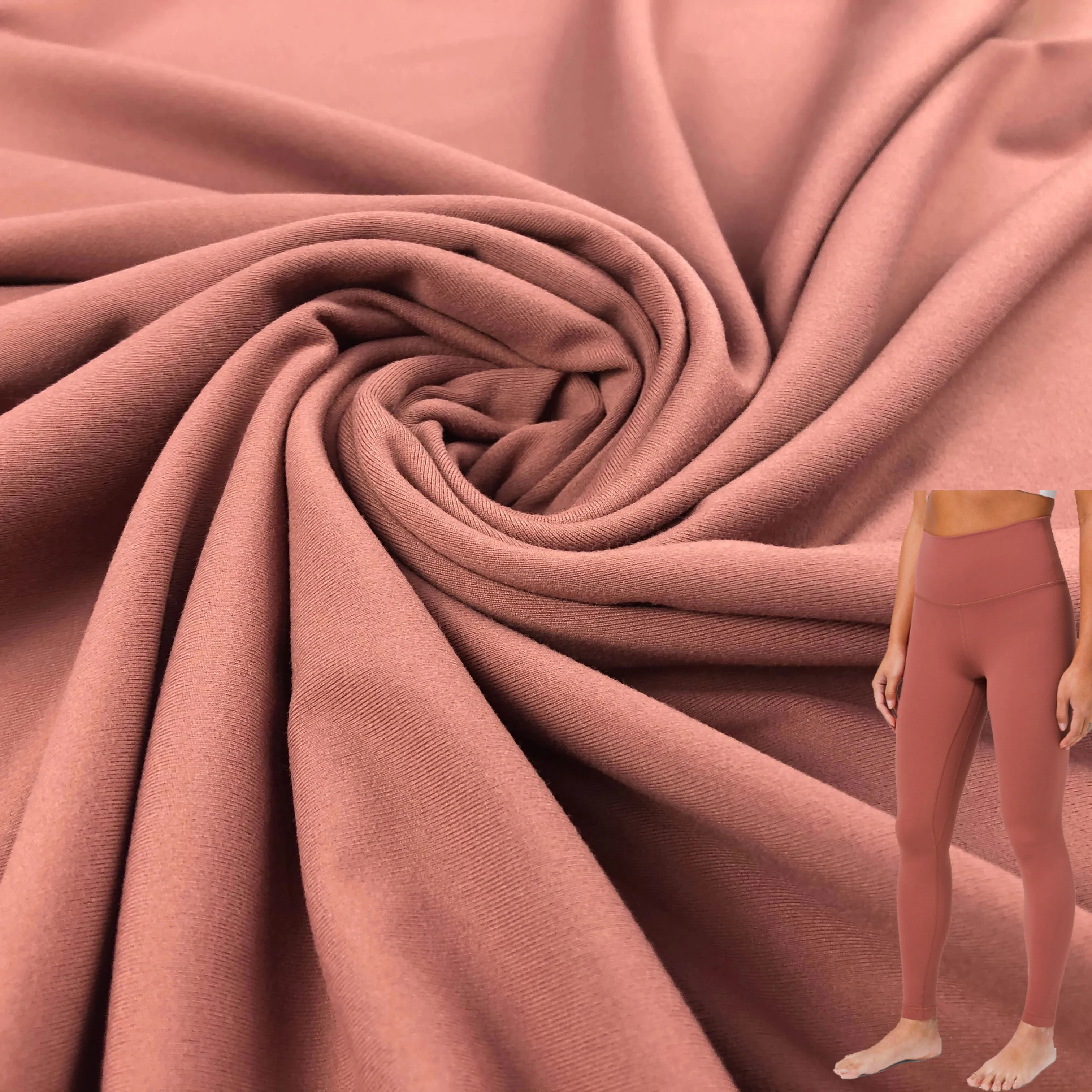 
Wholesale Factory Direct Sale nylon Spandex Double Sided Fabric Interlock fabric for Active Wear 