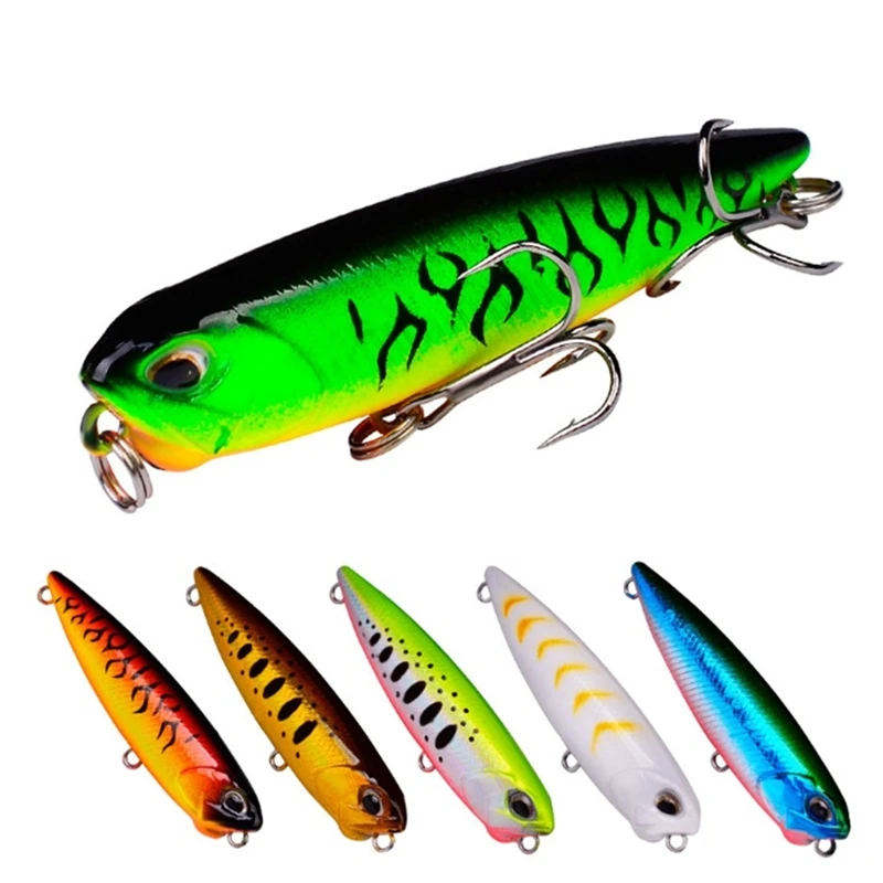 Fishing Lures 65mm 5.5g Artificial Bait Wobblers Crankbait Float Minnow Lure