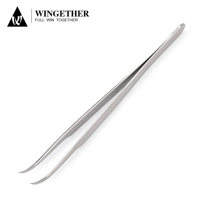 Лидер продаж на Amazon, оптовая продажа, щипцы для наращивания ресниц из нержавеющей стали с 60 градусами