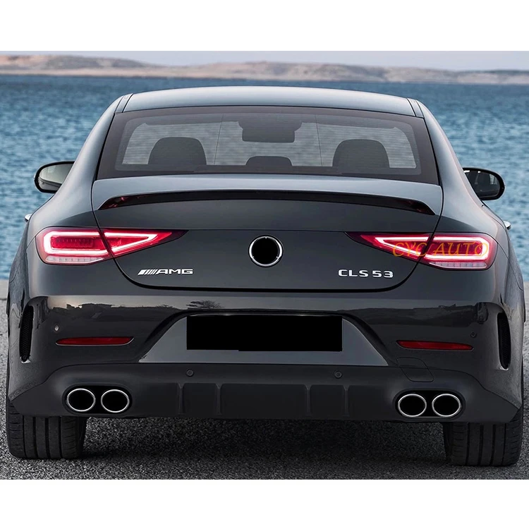 CLS53 AMG style car parts rear bumper diffuser for Mercedes Benz CLS CLASS W257 4-door Coupe C257 2018 2019 2020 2021+