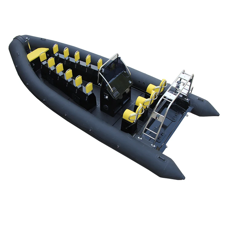 23ft center console boat 12 capability outboard boat fiberglass Yamaha engine rigid inflatable boat