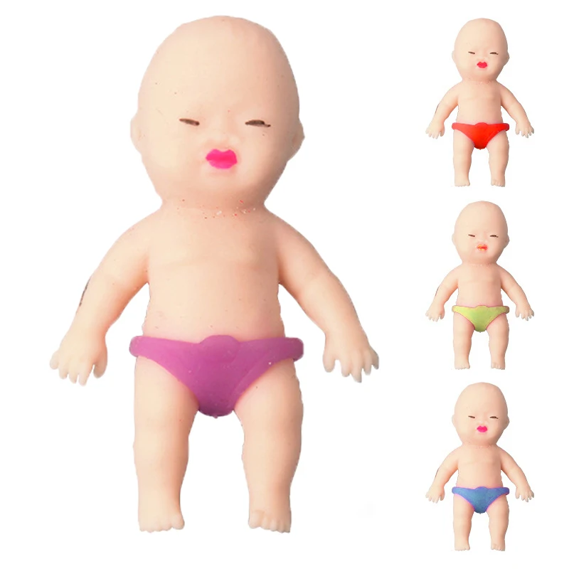 Mini Decompression Sand Doll Deformable Venting Face-Pinching Puppet Slow Rebound Stress Relief Squeeze Toy