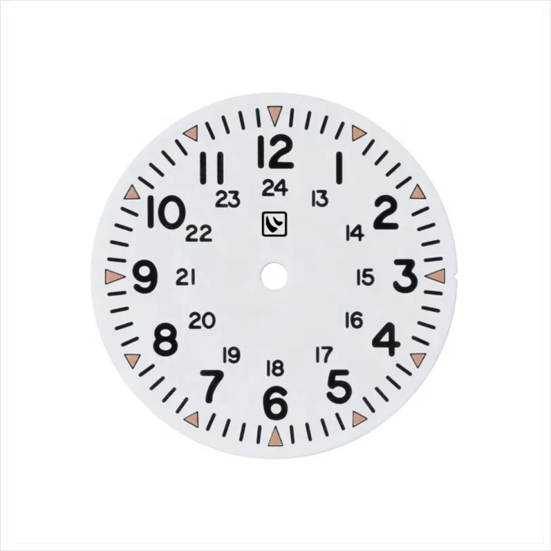 Watch Parts High Precision Super High-end 24H Chronograph Custom Made Ceramic Watch Dial Wholesale