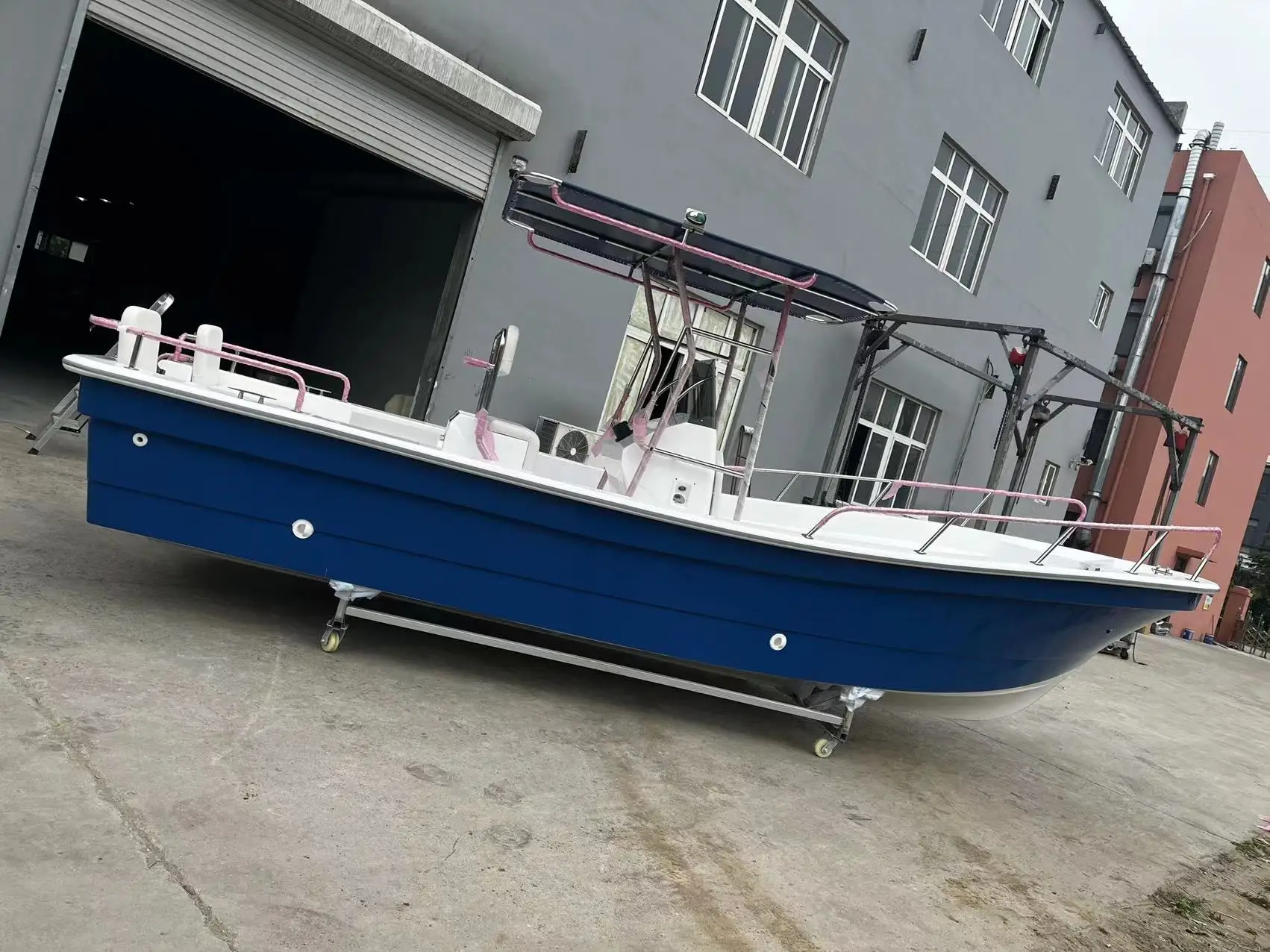 Liya 22ft 7person fiberglass boats boat for fishing deep v fishing boats