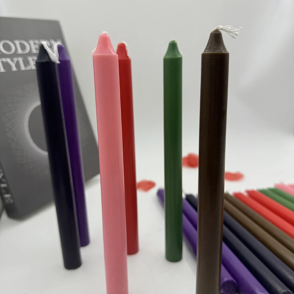 Wholesale Christmas10 Inch Unscented Taper Candles Paraffin Wax candle for home decor wedding dinner table decor