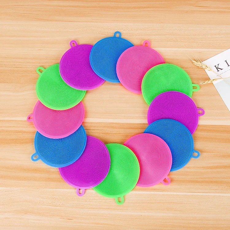 2024 Wholesale cheap restaurant kitchen tools mini silicone dish washing brush