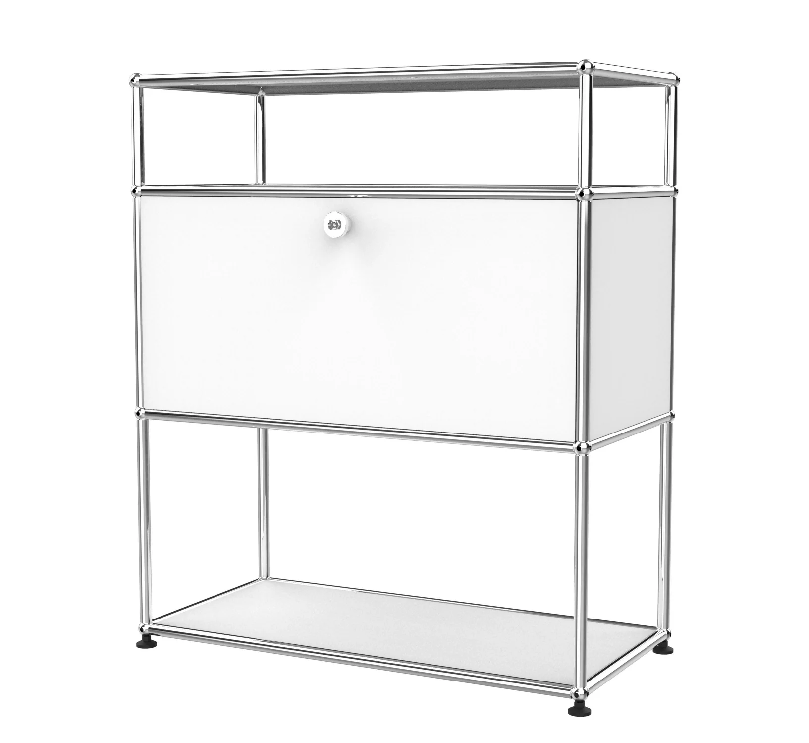 Modern Nordic Design Stainless Steel Office Storage Cabinet Floor Stand Shelving with Open Storage Shelves Living Room Bathroom