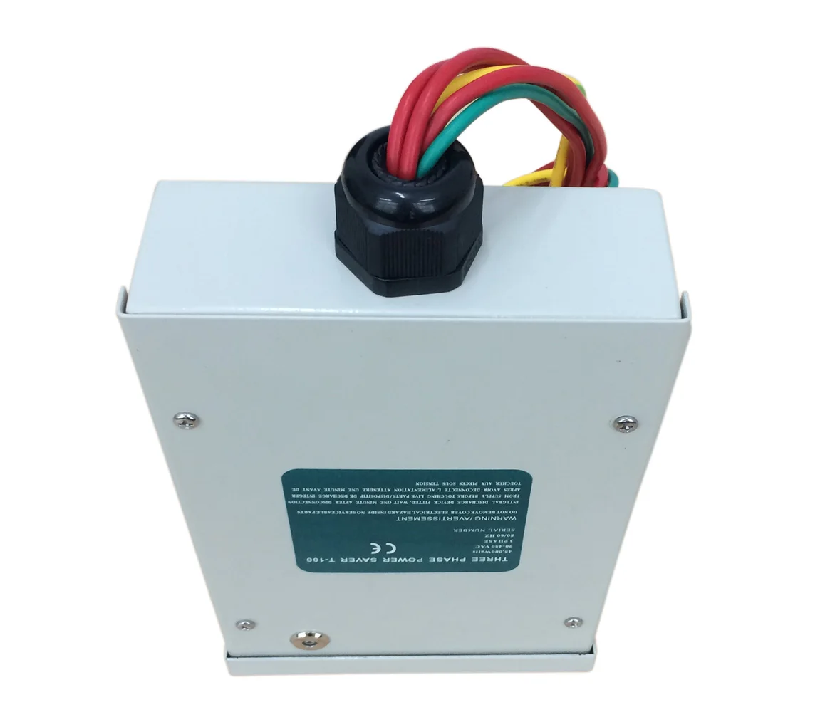 3 Phase Save Power Reduce Electricity Air Conditioner Energy Saving Device Electricity Saver for Home & Industry Motor T100