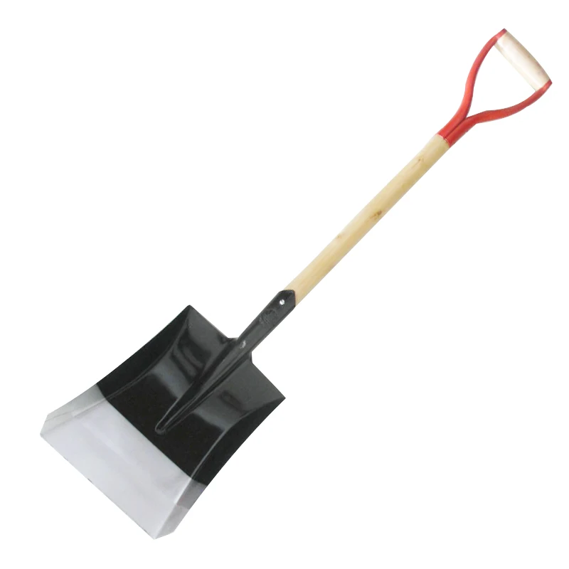 Super Quality Kenyan Market Carbon Steel shovel with wooden handle