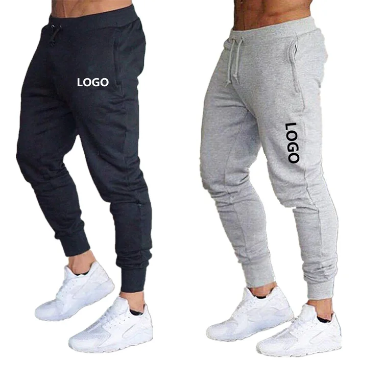 Wholesale Customized Men Tracksuit Cotton Jogger Pants Sport Wear Tapered Slim Fit Sweatpants