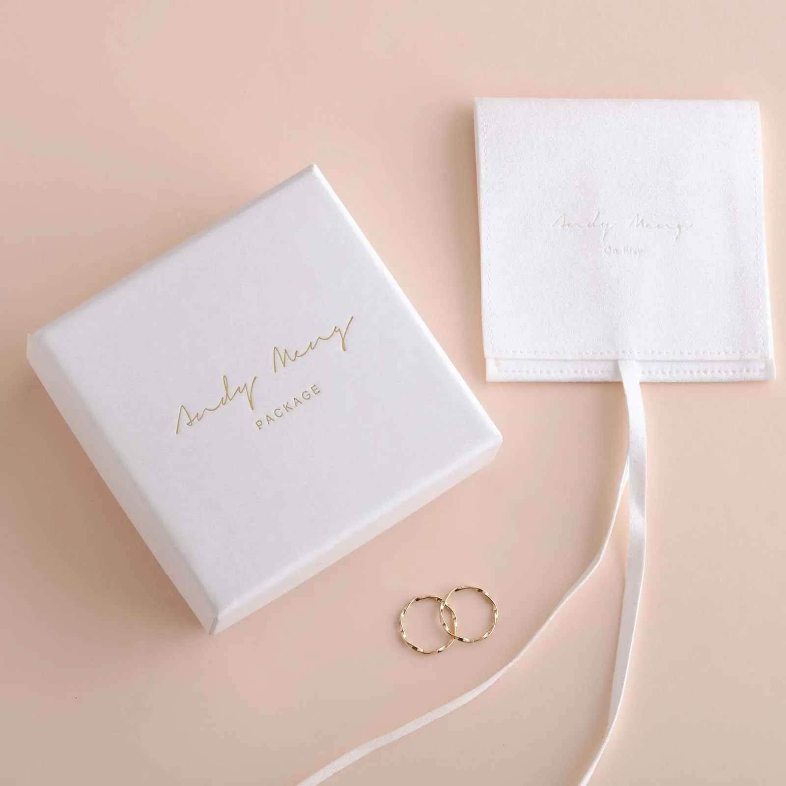  PandaSew Custom Logo Printed Lid & Base Foam Filled Rigid Cardboard Paper Gift Necklace Ring Packaging Jewelry