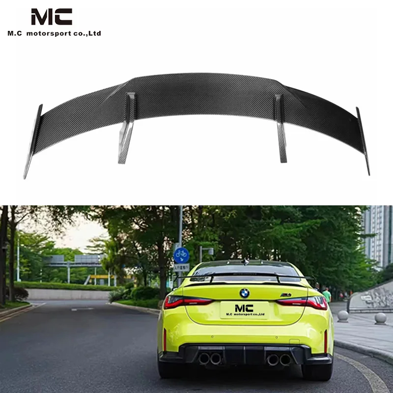 Для BMW M3 G80 M4 G82 углеродное волокно большой задний спойлер универсальный из углеродного волокна M Стиль