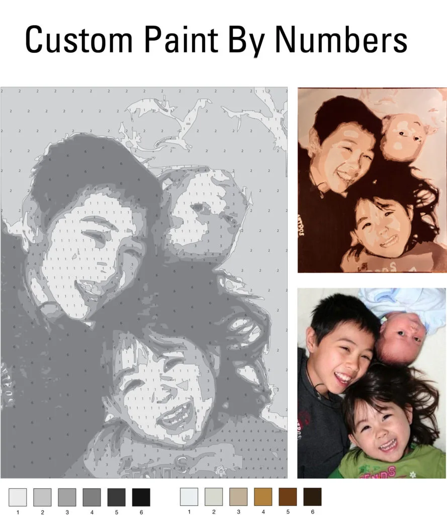 custom paint by numbers on canvas painting by numbers photo custom paint by number