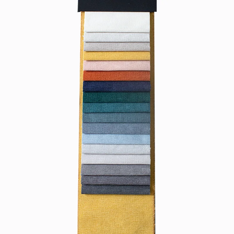Hot Sale 100%Polyester Bonded With Fleece Sofa Fabric Upholstery Chenille Stock Plan Weaved Woven Fabric