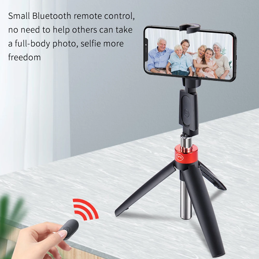 
Amazon Top Selling Flexible Selfie Stick Tripod 3 In 1 Mini 360 Degree Handheld Telescopic Wireless Live Selfie Stick 