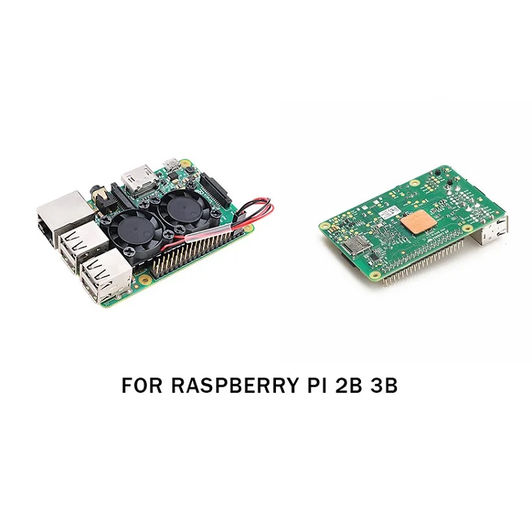 Лидер продаж Raspberry Pi 3 двойной вентилятор с радиатором для охлаждающий
