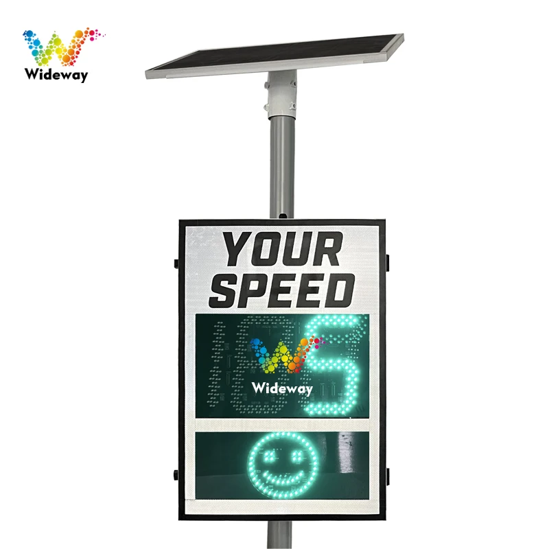 Your speed traffic rodar speed measurement feedback sign warning detect electric smile solar powered rader speed detector sign