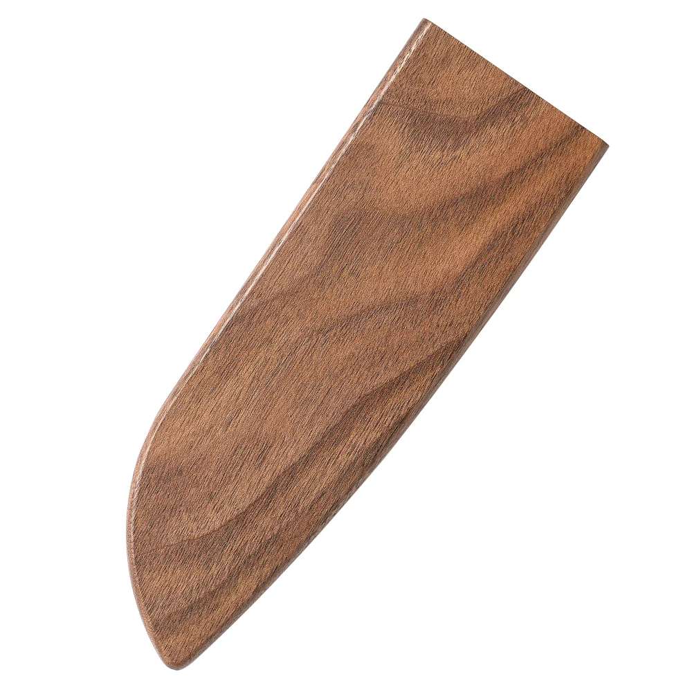XINZUO High Quality Walnut Wood Wooden Sheath Kitchen Knife Accessories Chef Knives Blade Protector