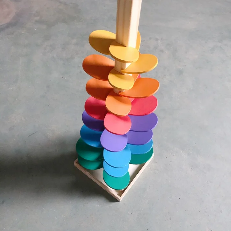 
INS rainbow music tree color recognition early education fun assembly toys toy electronic organ 
