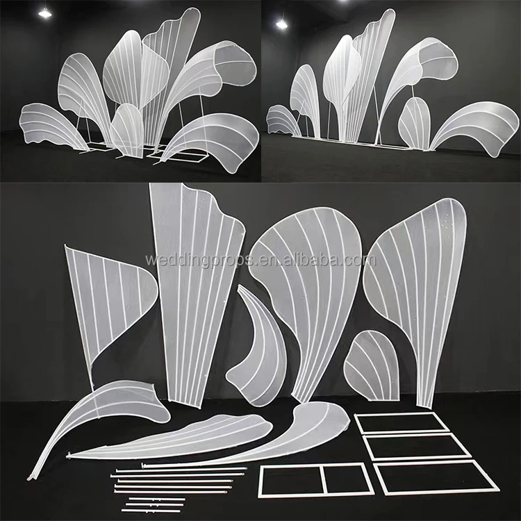 New Arrivals Avenue Of Stars Romantic Iron Acrylic Arched Portal Outside Lawn Road Lead Lights Decoration Events Wedding