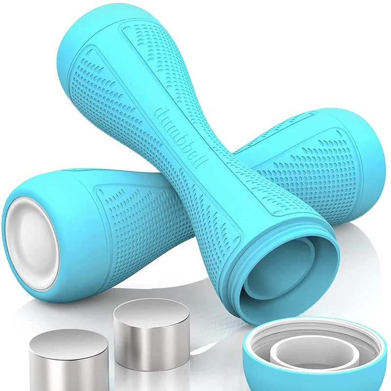 Adjustable Neoprene Dumbbells for sale Set Anti-Slip Handle Women Free weights dumbbells buy online Workout Fitness 8.8lbs Pair