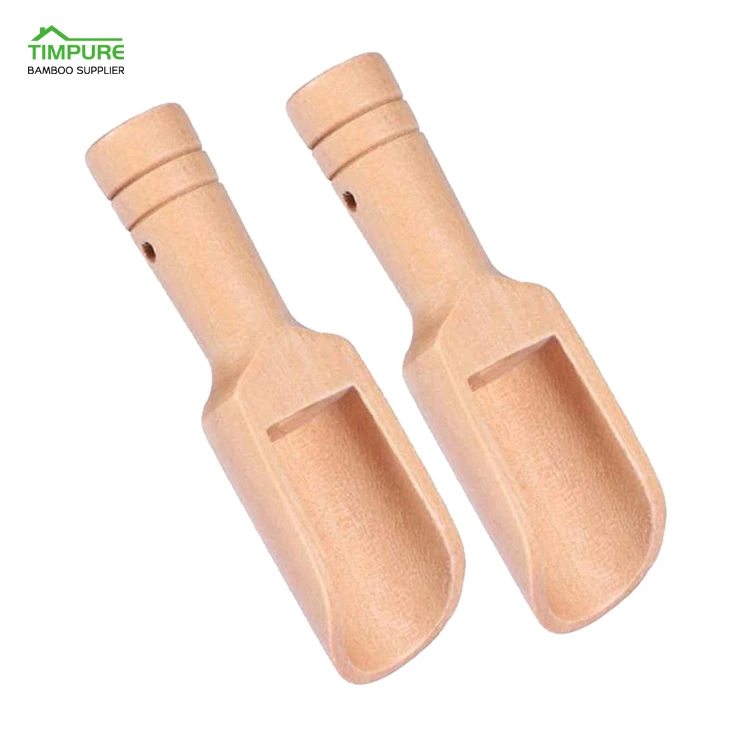 Biodegradable small mini tea salt coffee wooden spoon