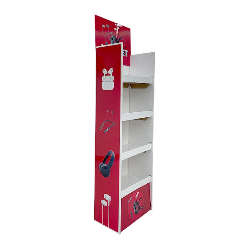 floor carton standing display holder cardboard store mini market shelves display racks store shelves candy display racks